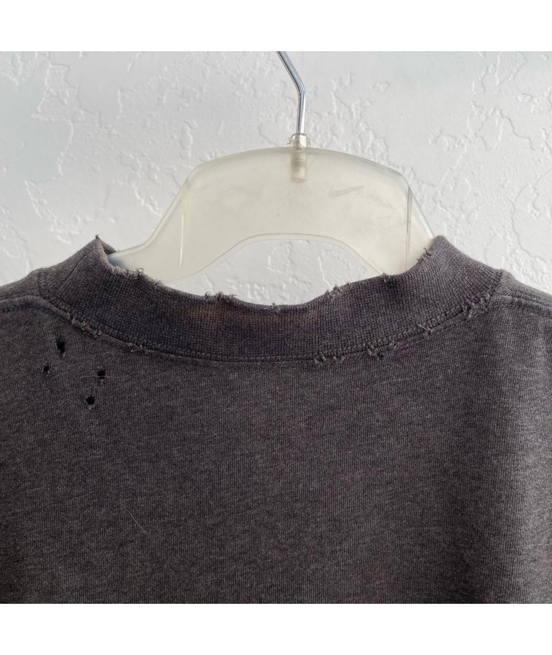 BALENCIAGA Черная хлопковая футболка, фото 5