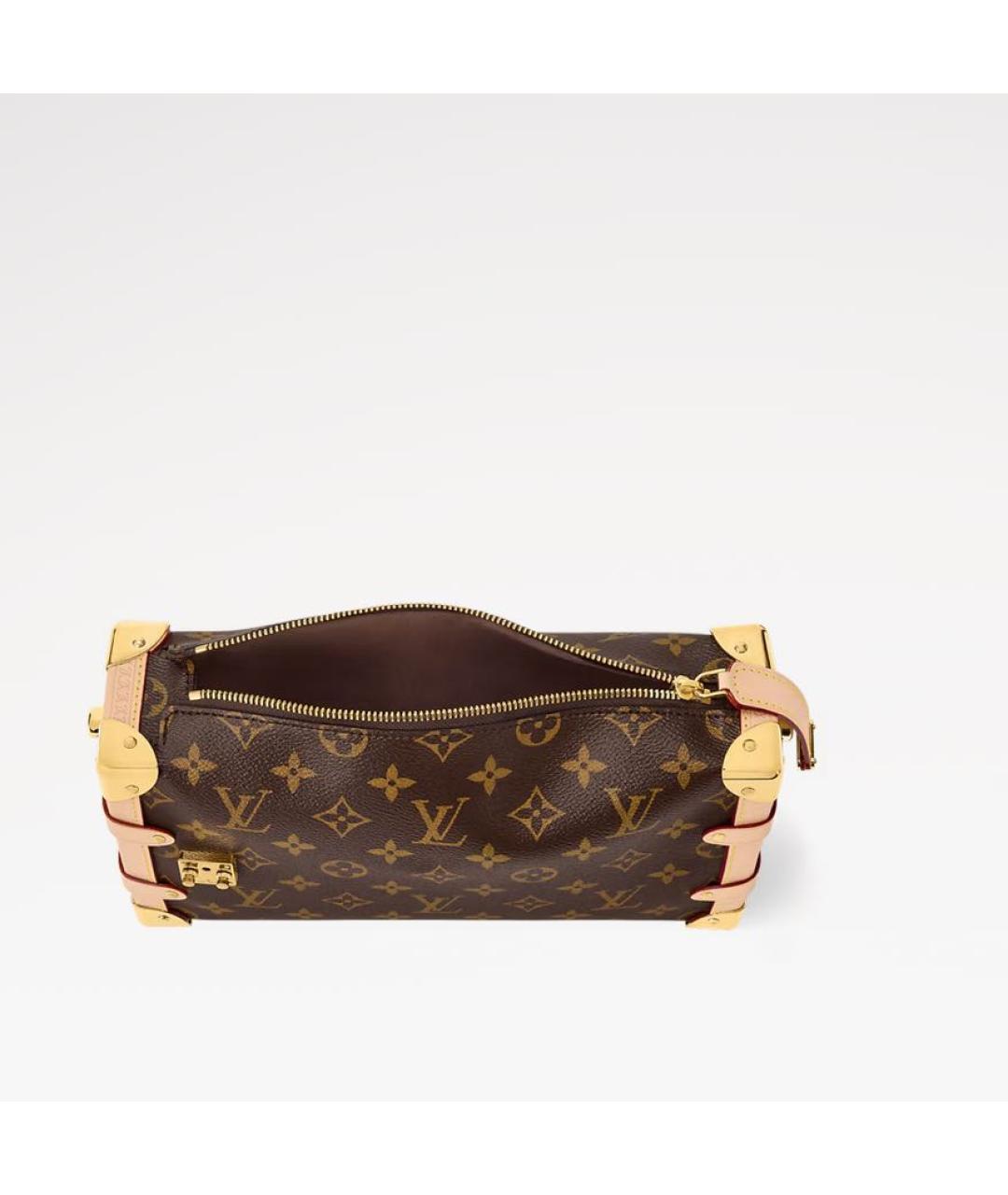 LOUIS VUITTON Коричневая сумка с короткими ручками, фото 3