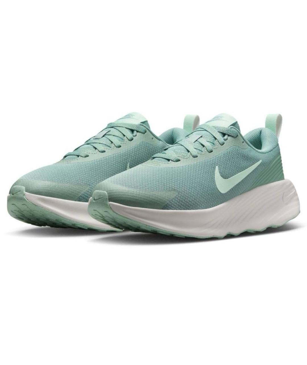 NIKE Бирюзовые текстильные кроссовки, фото 2