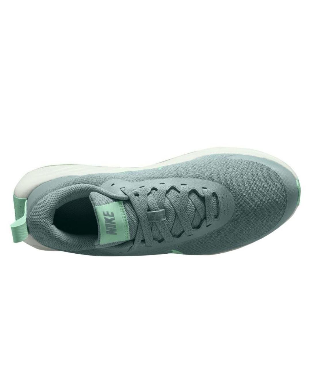 NIKE Бирюзовые текстильные кроссовки, фото 4