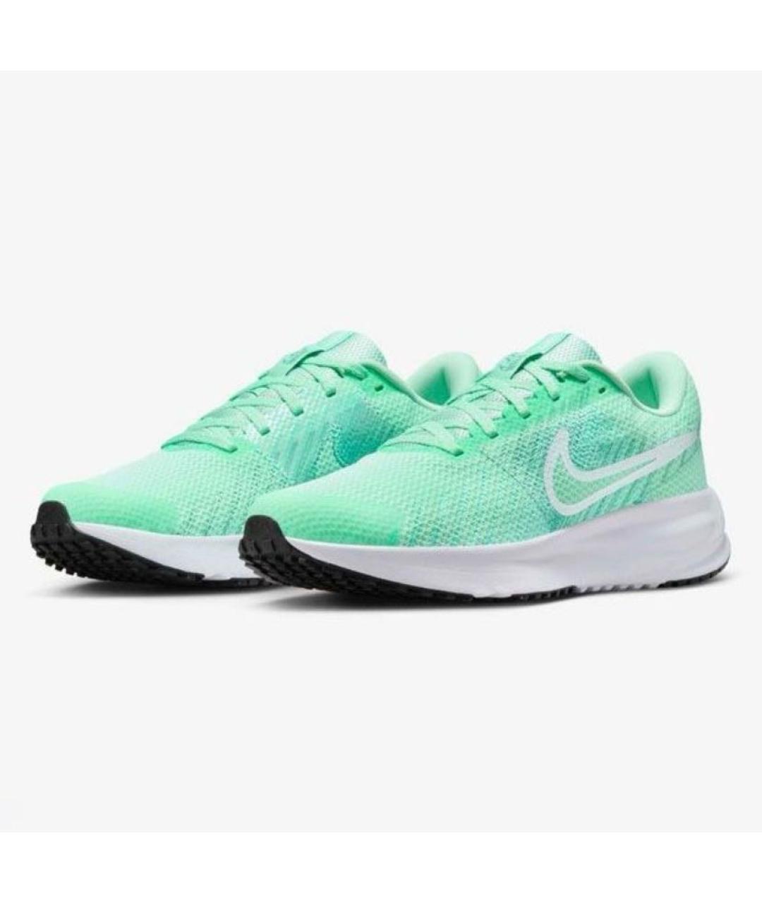 NIKE Салатовые текстильные кроссовки, фото 2