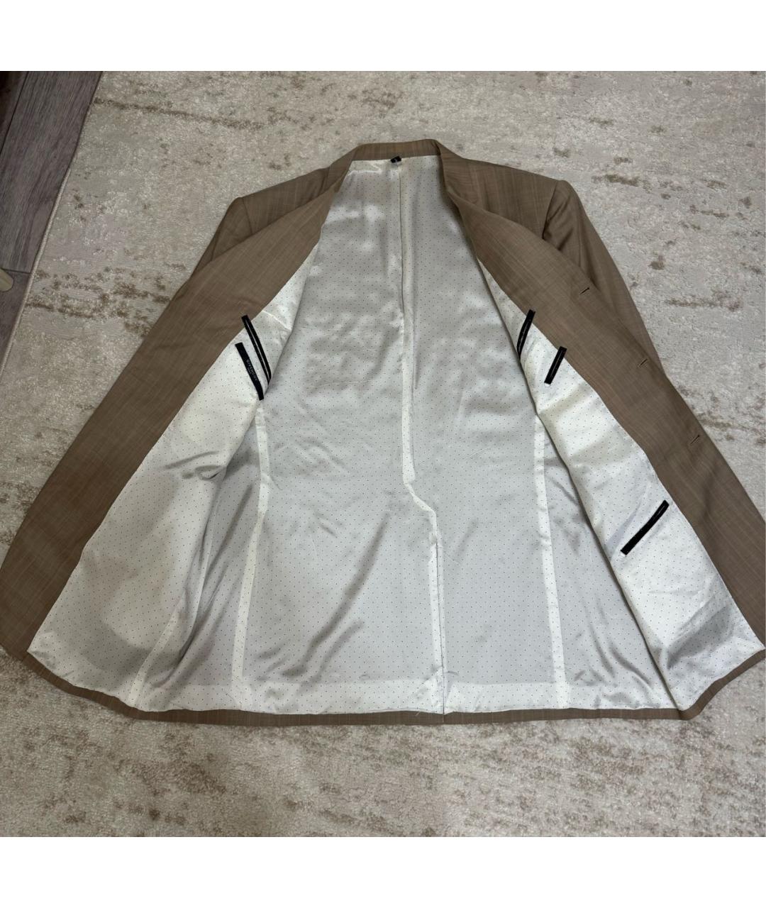 GIVENCHY Бежевый шерстяной пиджак, фото 4