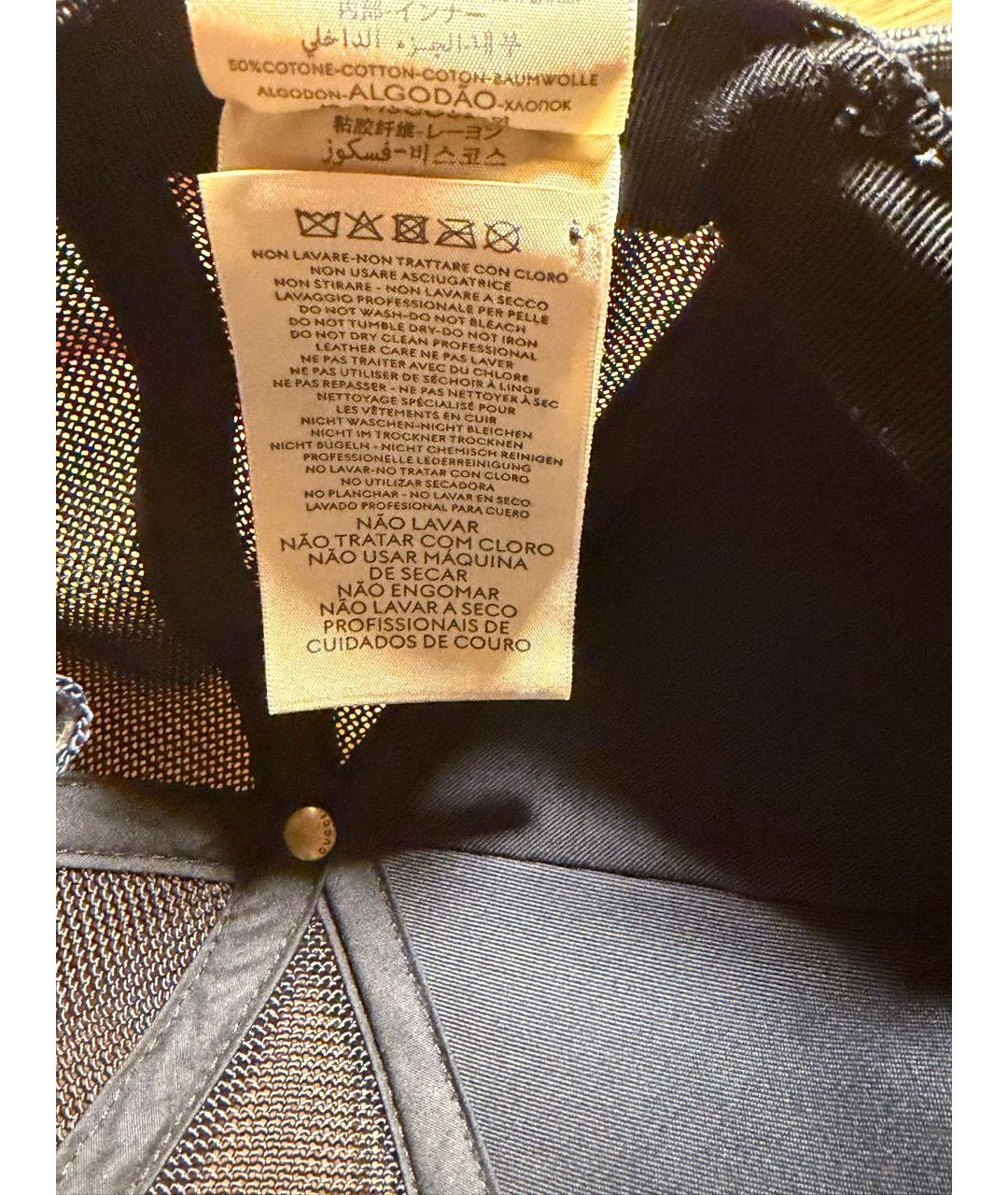 GUCCI Черная кепка/бейсболка, фото 6