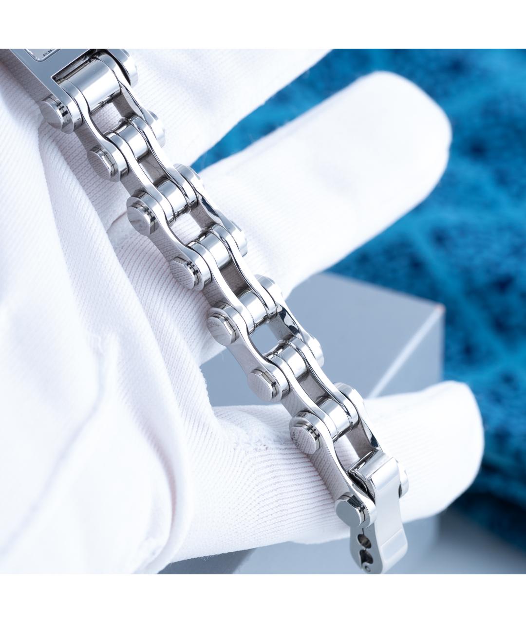 CHRISTIAN DIOR Серебряные металлические часы, фото 6