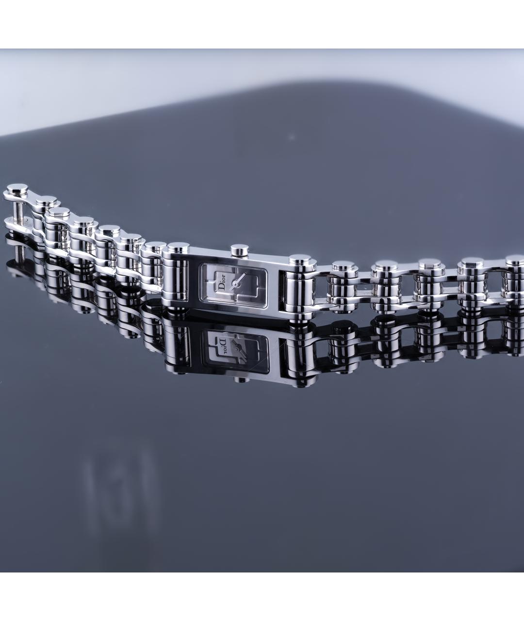 CHRISTIAN DIOR Серебряные металлические часы, фото 4