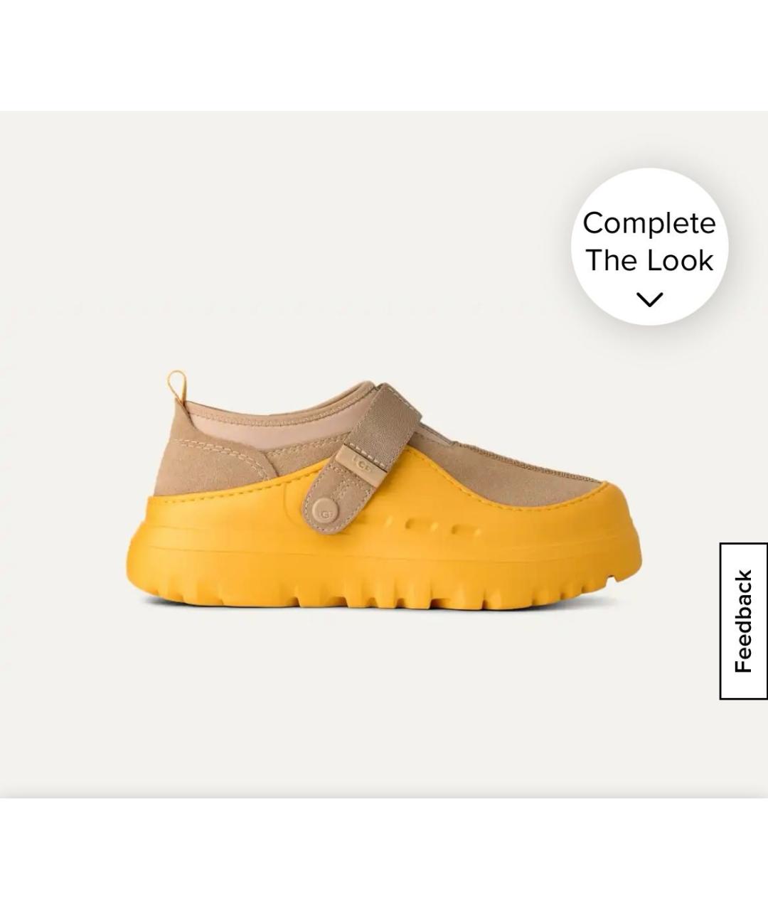 UGG AUSTRALIA Желтые замшевые слипоны, фото 6