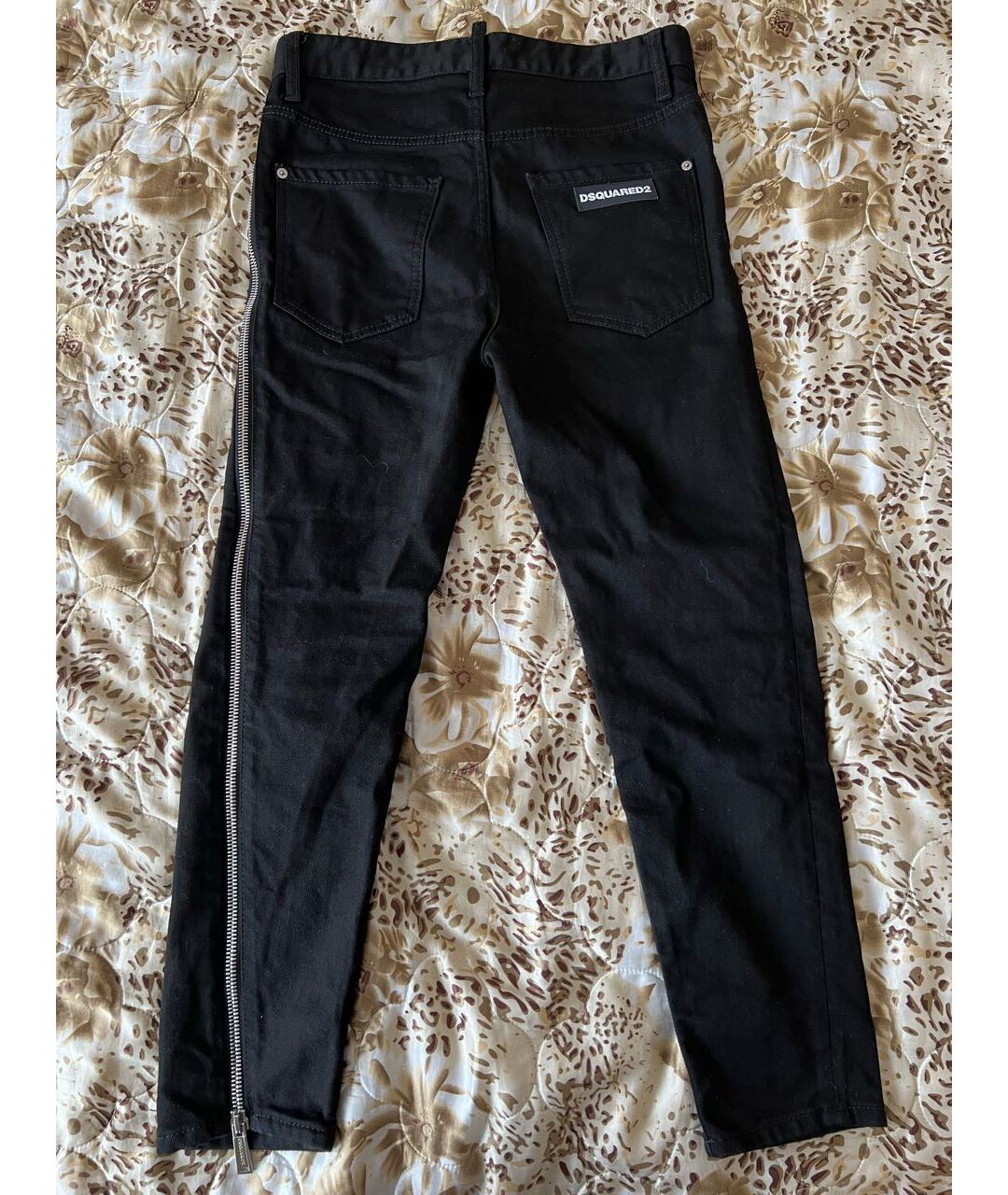 DSQUARED2 Черные хлопковые джинсы скинни, фото 2