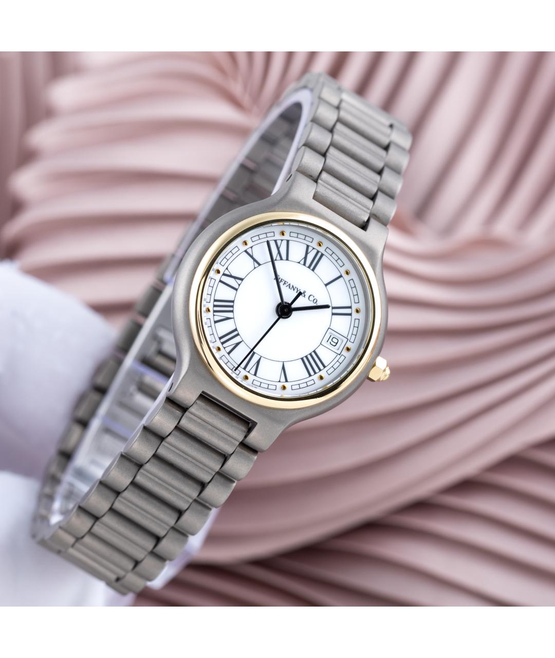 TIFFANY&CO Серые металлические часы, фото 9