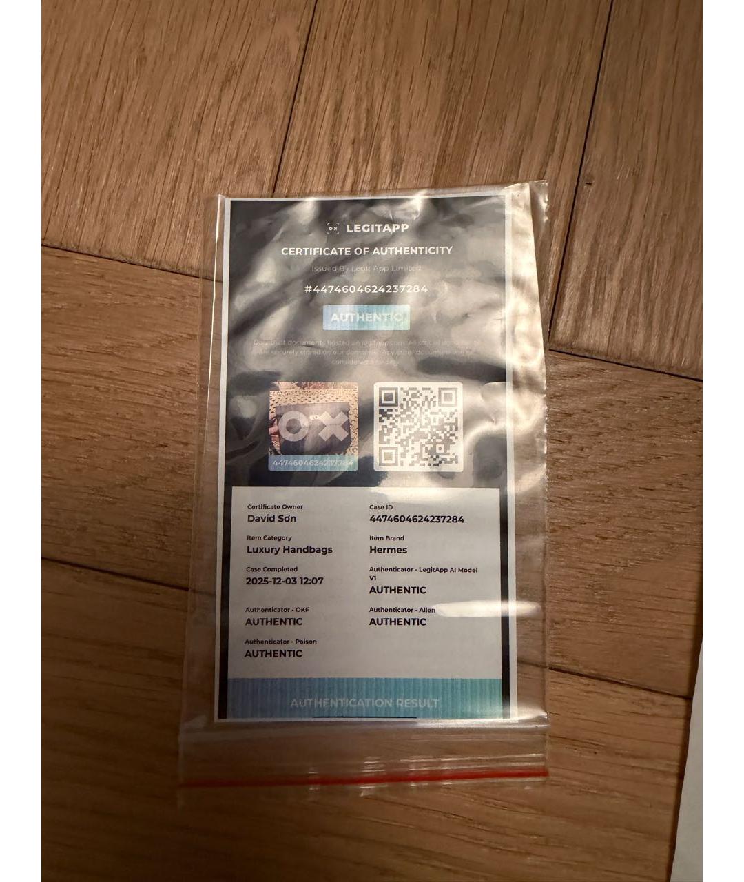 HERMES Черная кожаная барсетка, фото 7