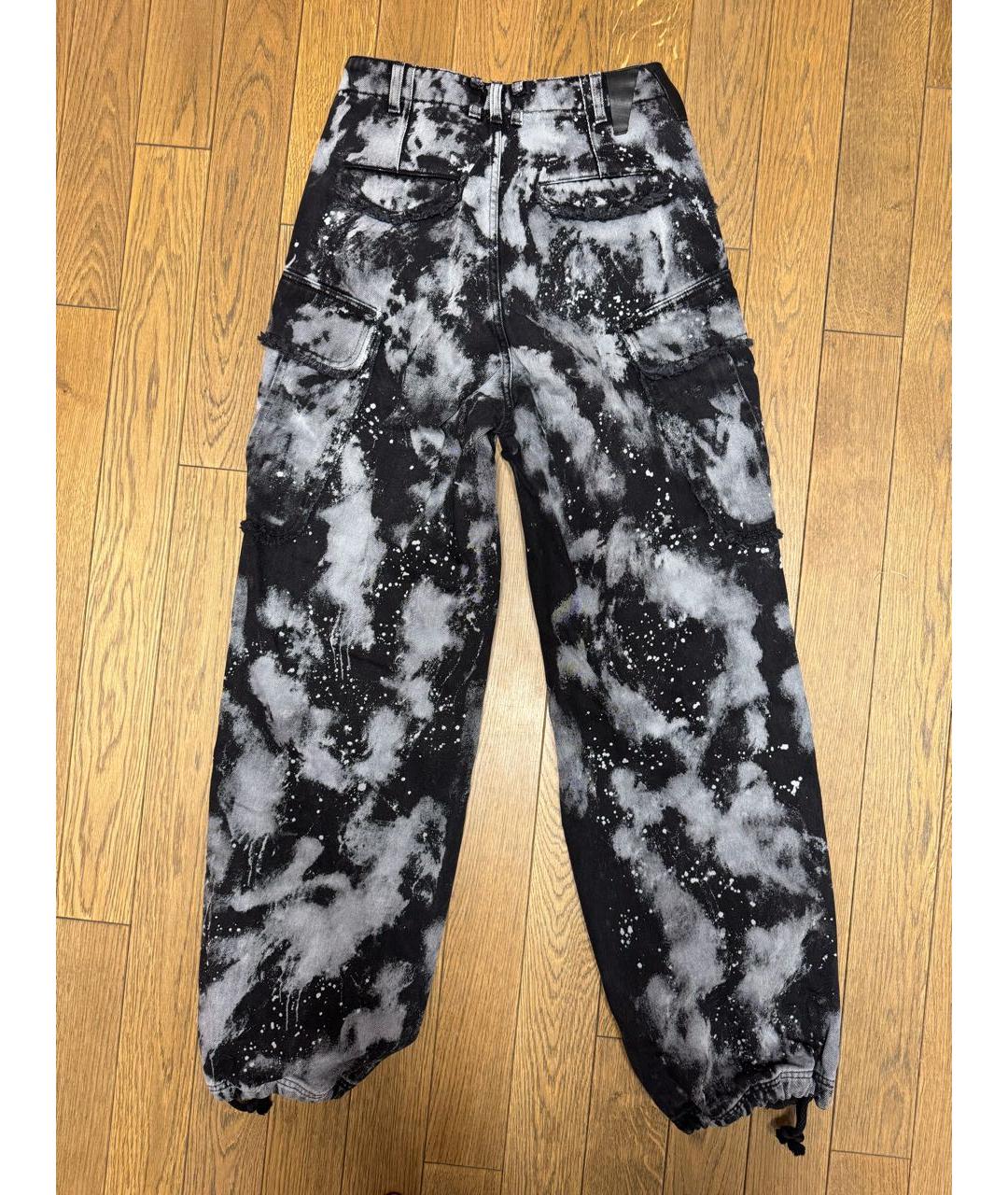 DARKPARK Черные хлопковые прямые джинсы, фото 2