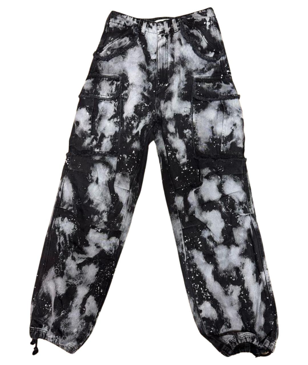 DARKPARK Черные хлопковые прямые джинсы, фото 1