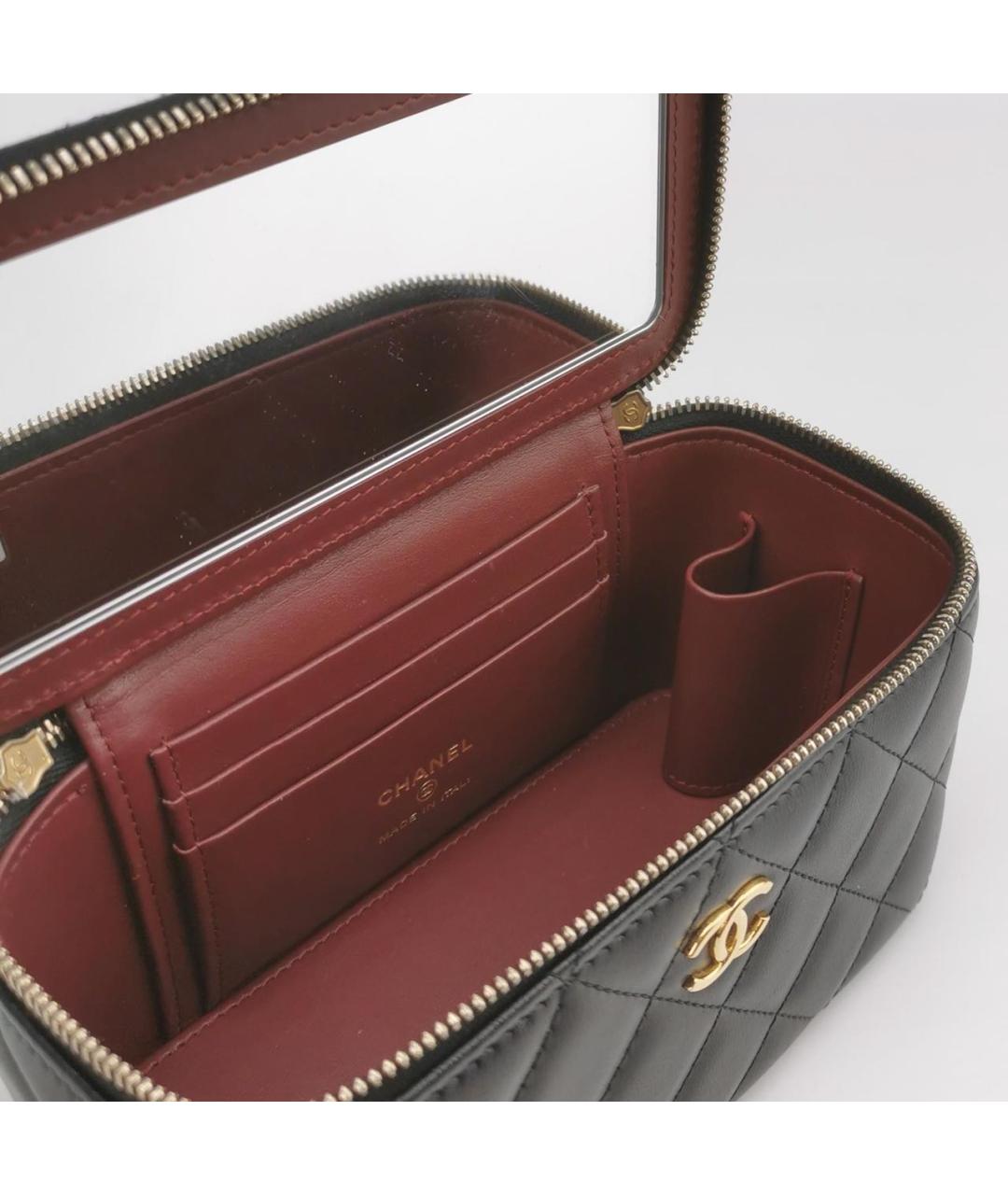 CHANEL Черная кожаная сумка через плечо, фото 3