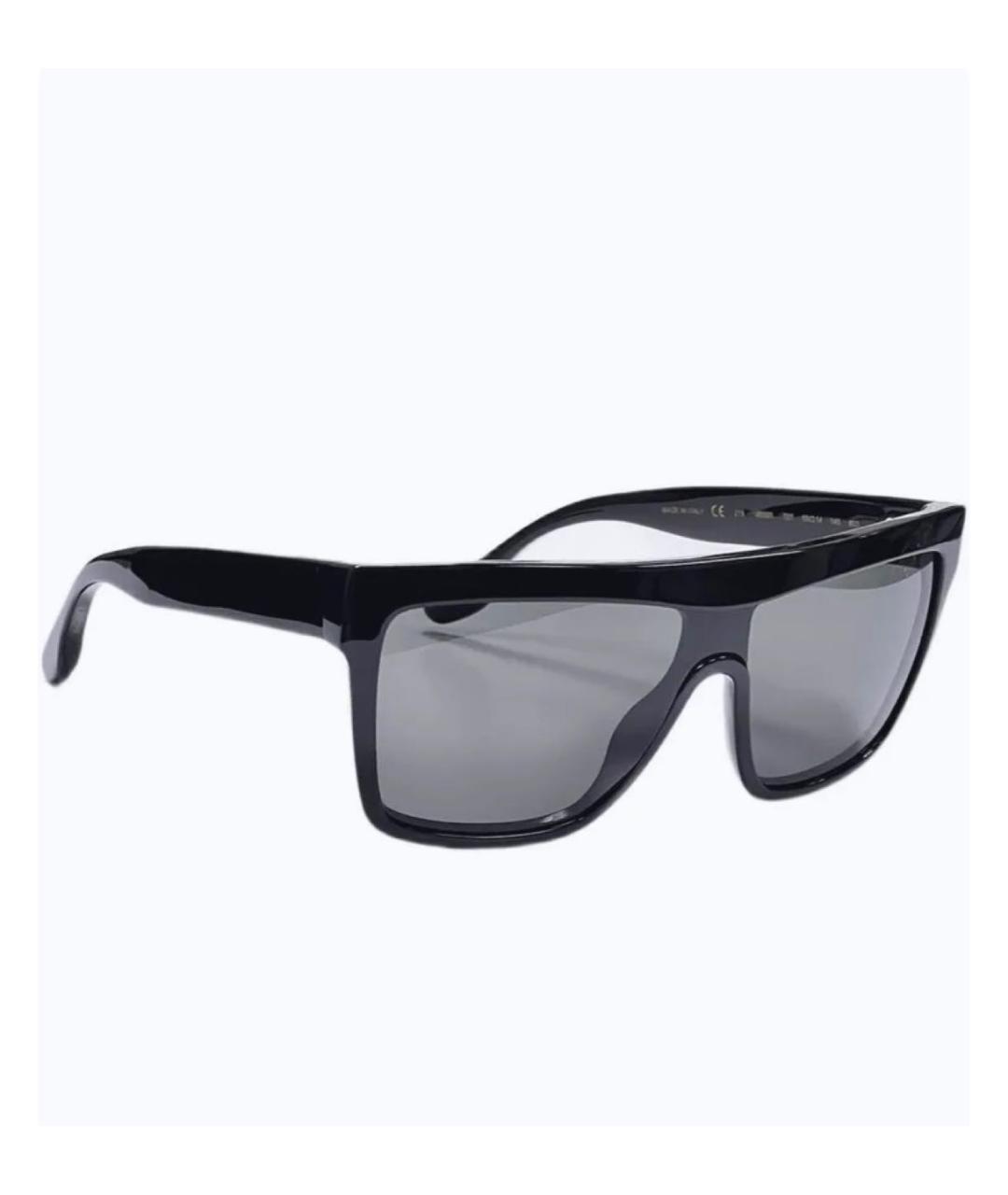 VICTORIA BECKHAM Черные пластиковые солнцезащитные очки, фото 2