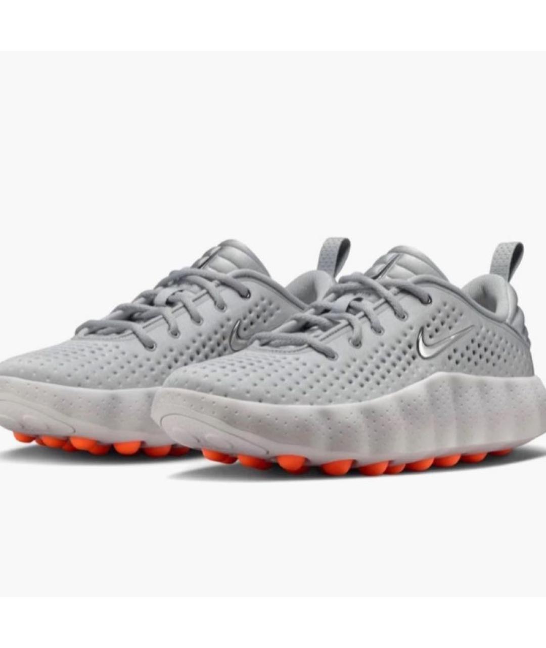 NIKE Серые текстильные кроссовки, фото 2