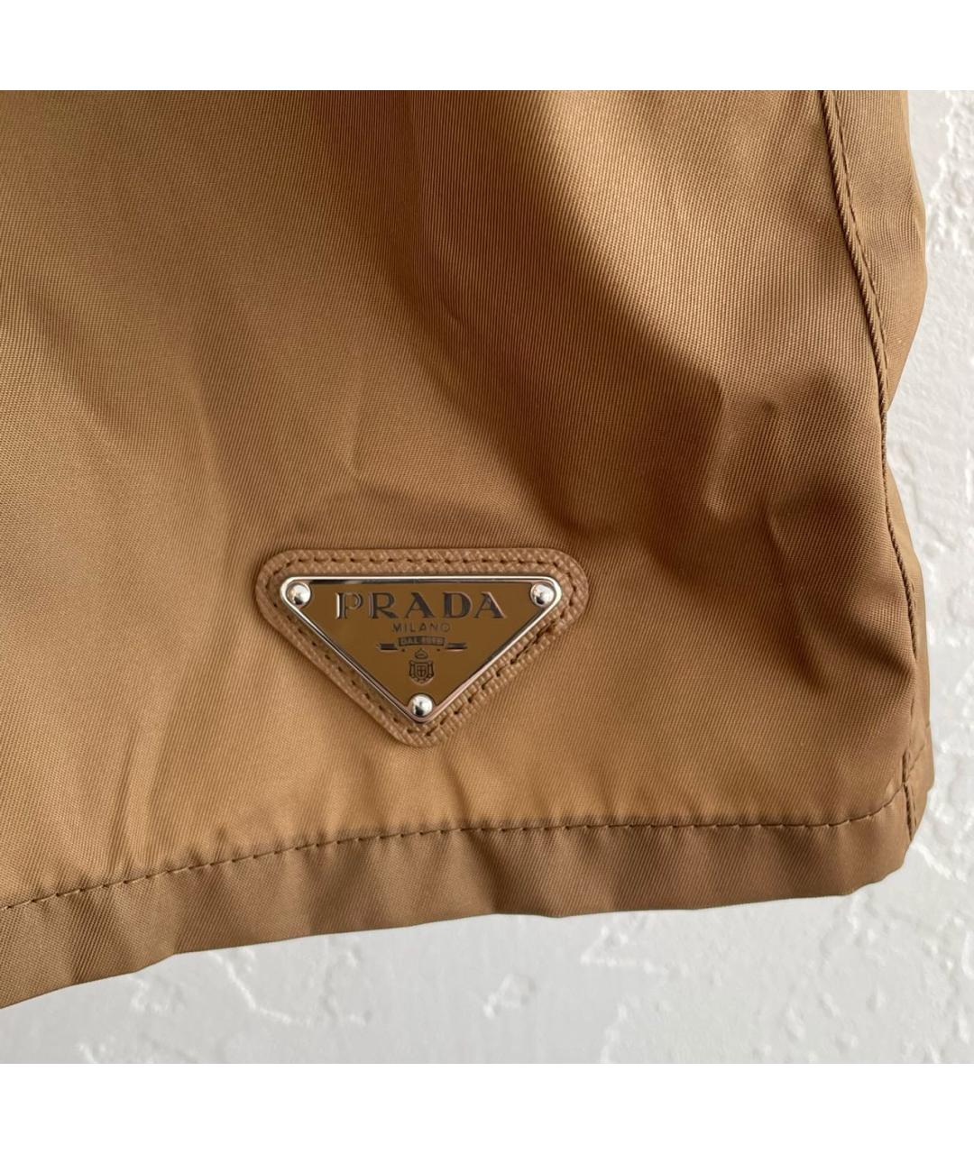 PRADA Горчичные шорты, фото 4