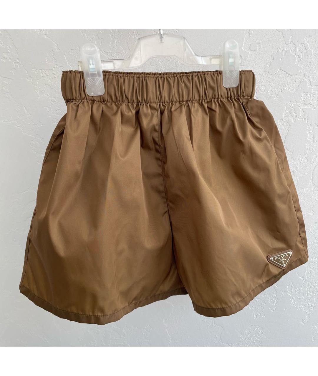PRADA Горчичные шорты, фото 2