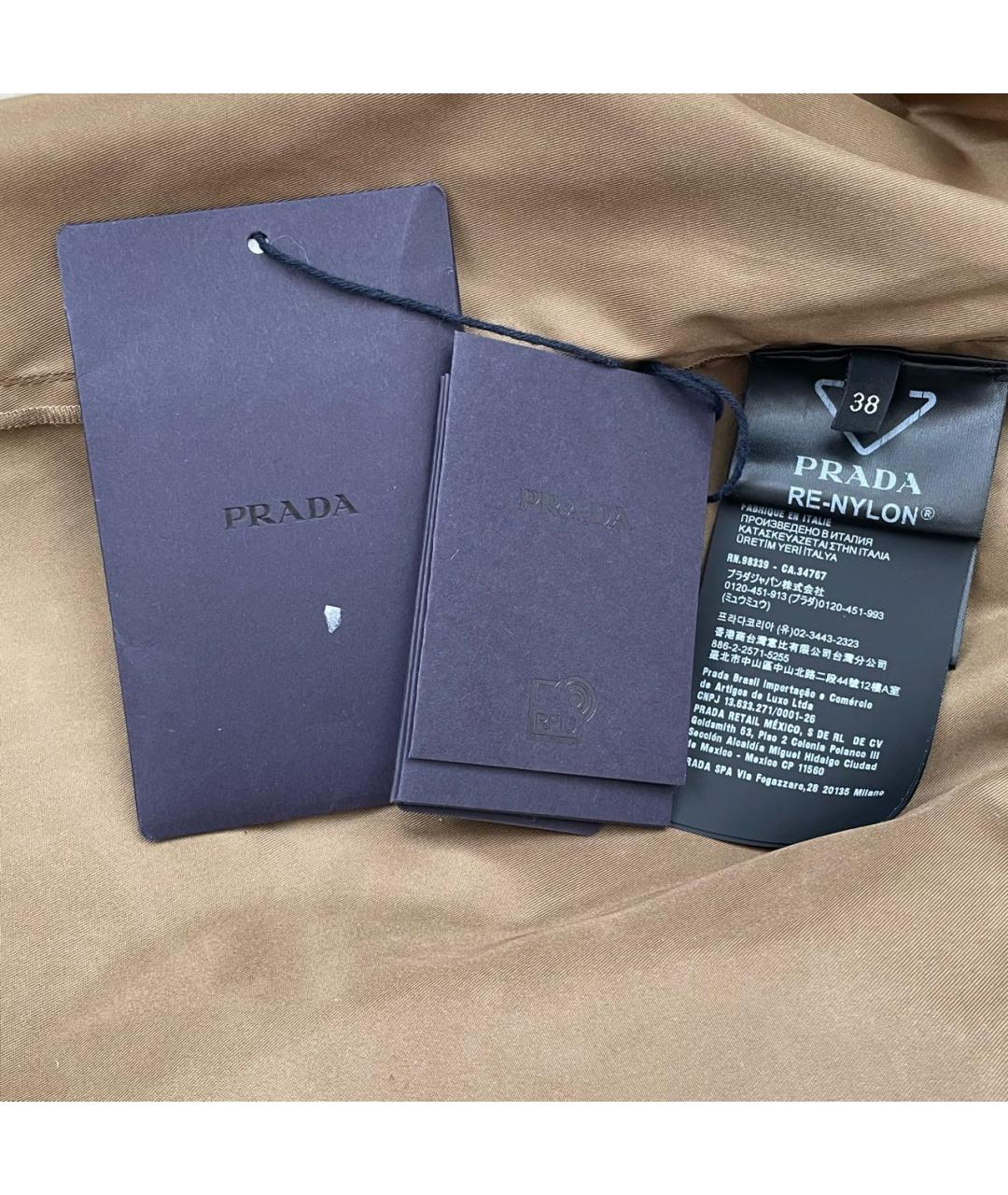 PRADA Горчичные шорты, фото 6