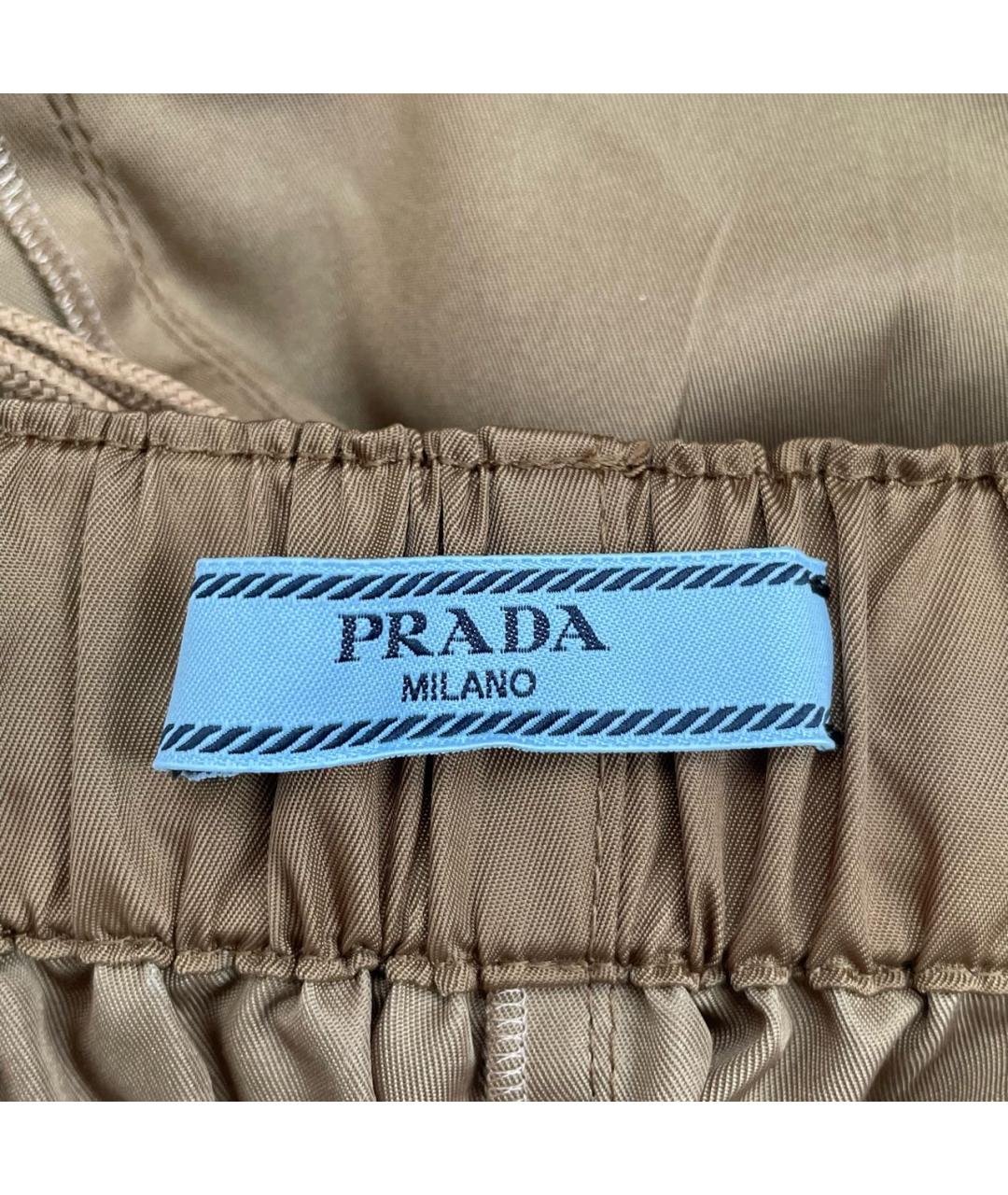 PRADA Горчичные шорты, фото 5