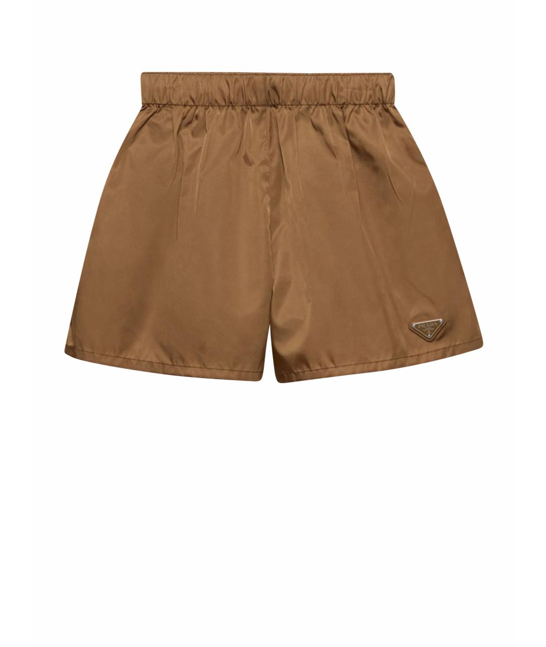 PRADA Горчичные шорты, фото 1