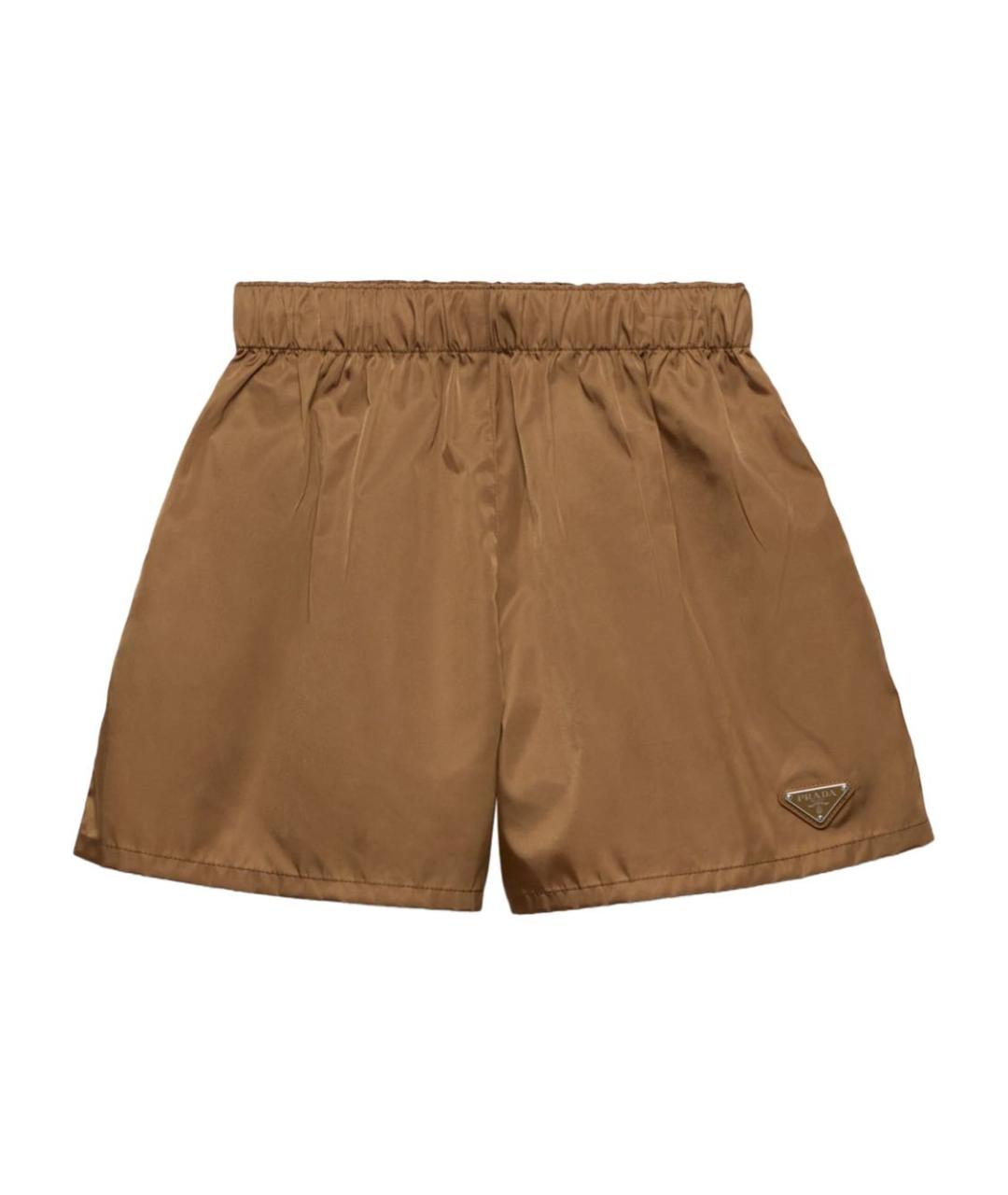 PRADA Горчичные шорты, фото 7