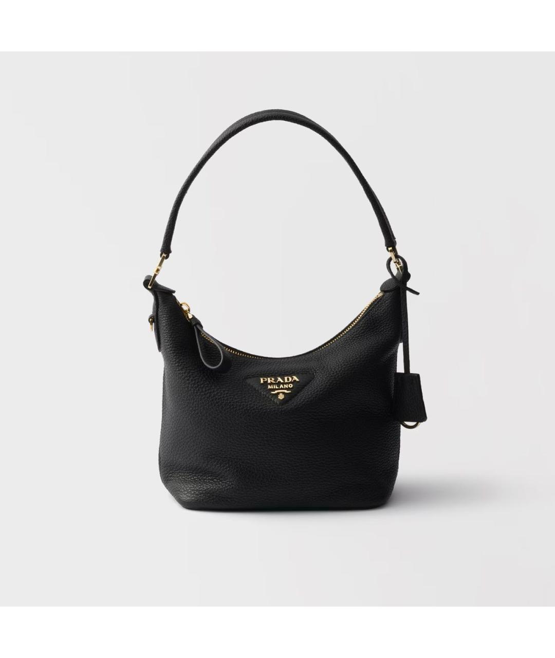 PRADA Черная сумка через плечо, фото 4