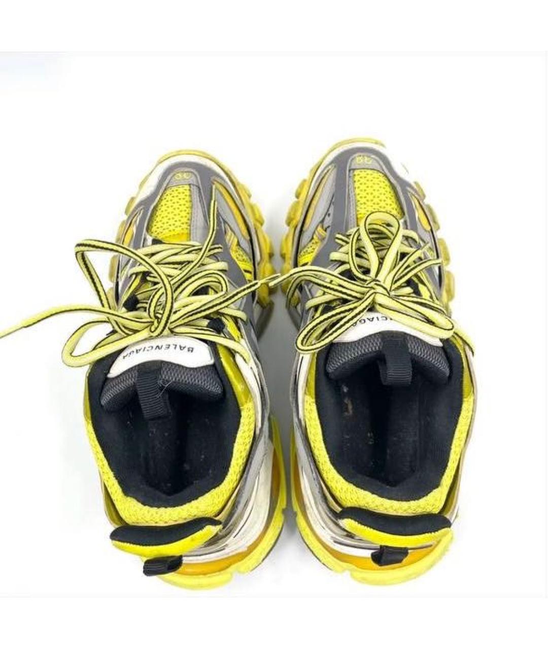 BALENCIAGA Желтые текстильные кроссовки, фото 3