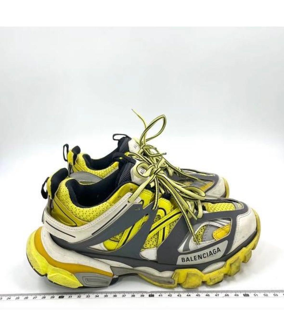 BALENCIAGA Желтые текстильные кроссовки, фото 6
