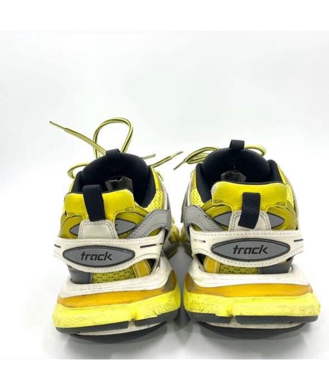 BALENCIAGA Желтые текстильные кроссовки, фото 4
