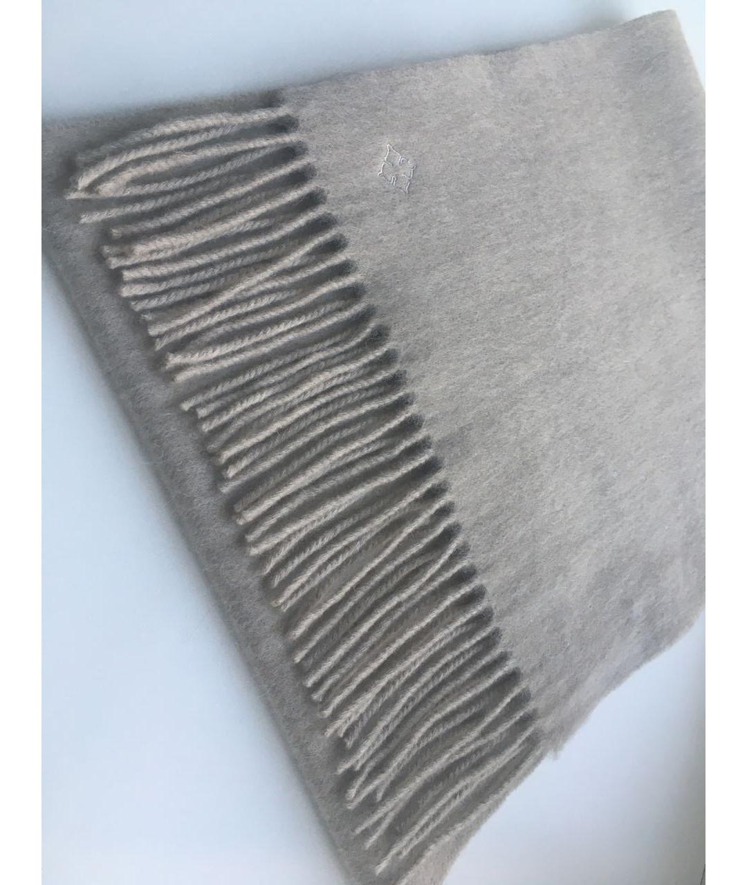 BY MALENE BIRGER Бежевый шерстяной шарф, фото 8