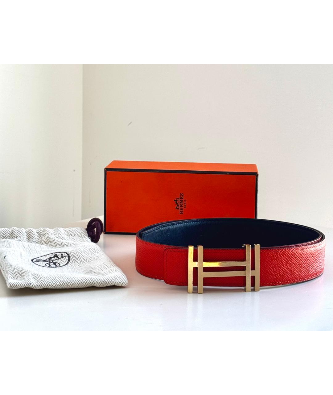 HERMES Мульти кожаный ремень, фото 4