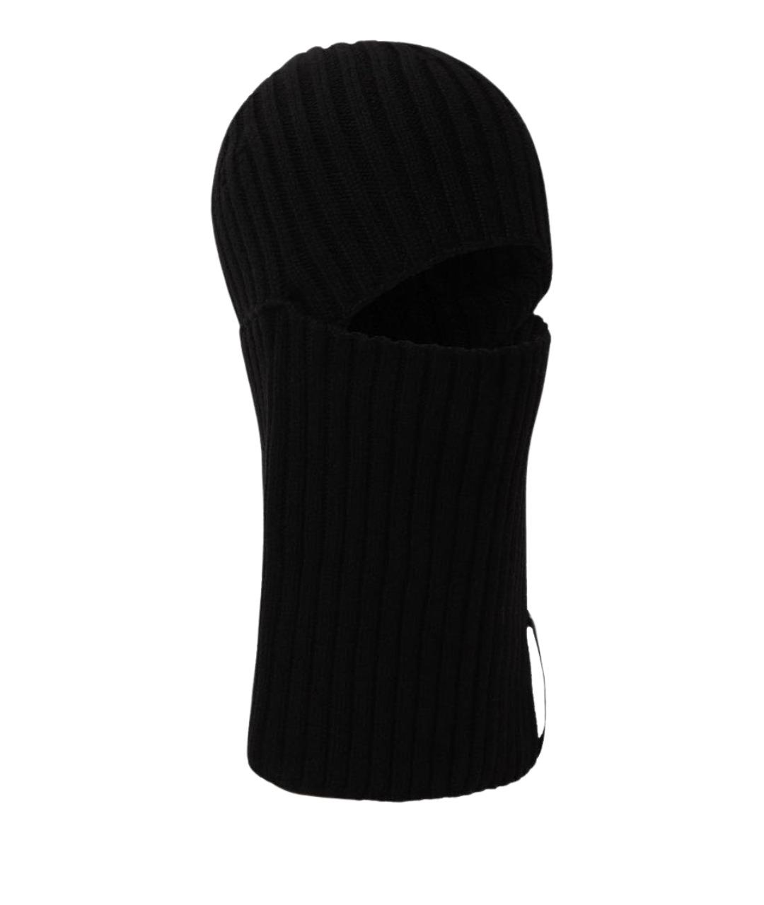 HERNO Черная шерстяная шапка, фото 1