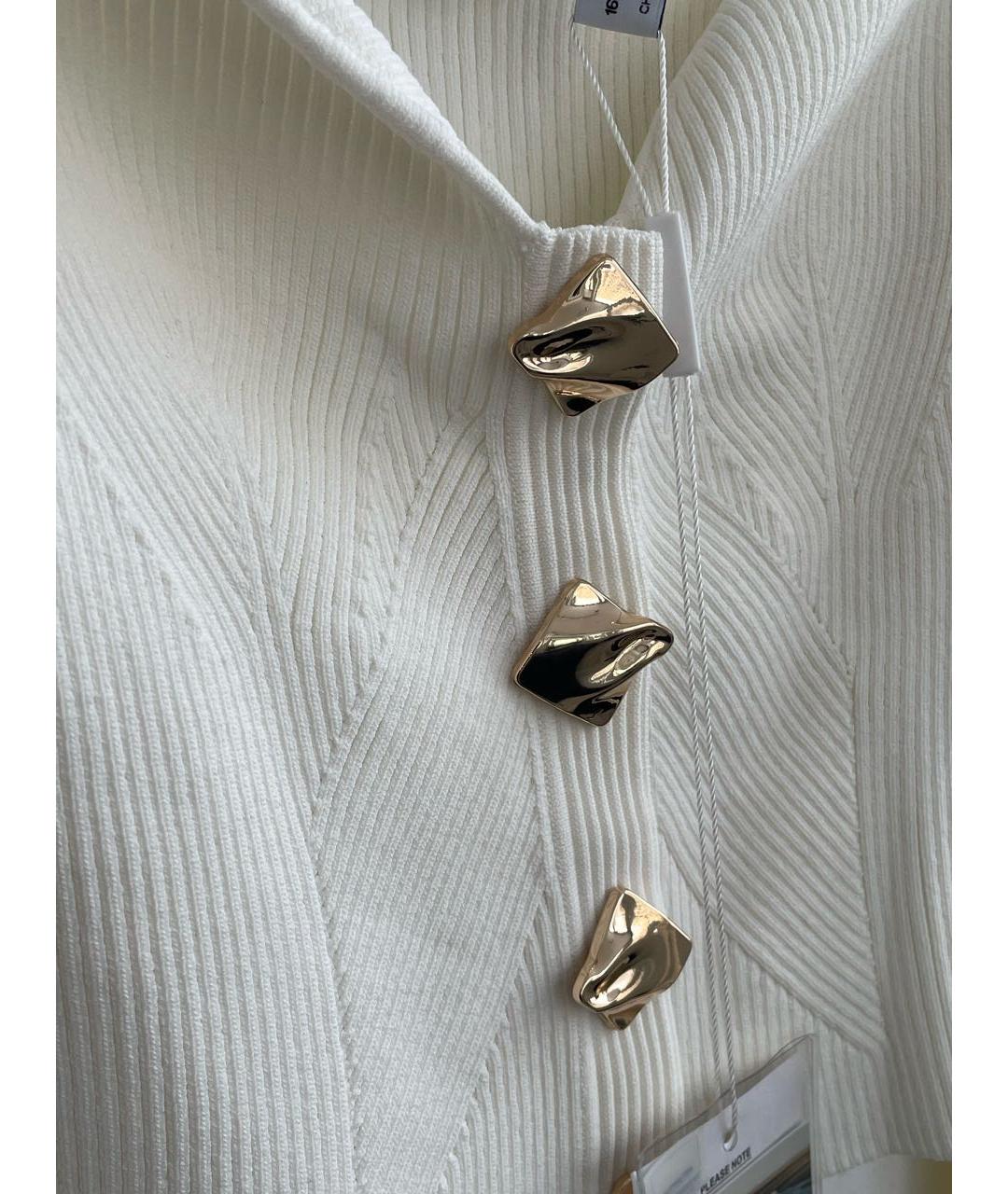 SELF-PORTRAIT Белый вискозный жакет/пиджак, фото 5