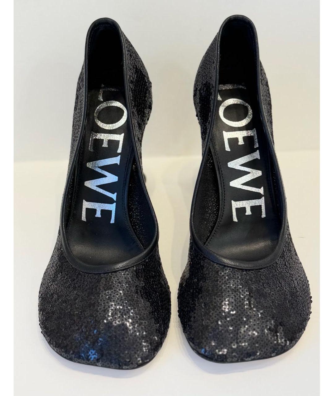 LOEWE Черные туфли, фото 2