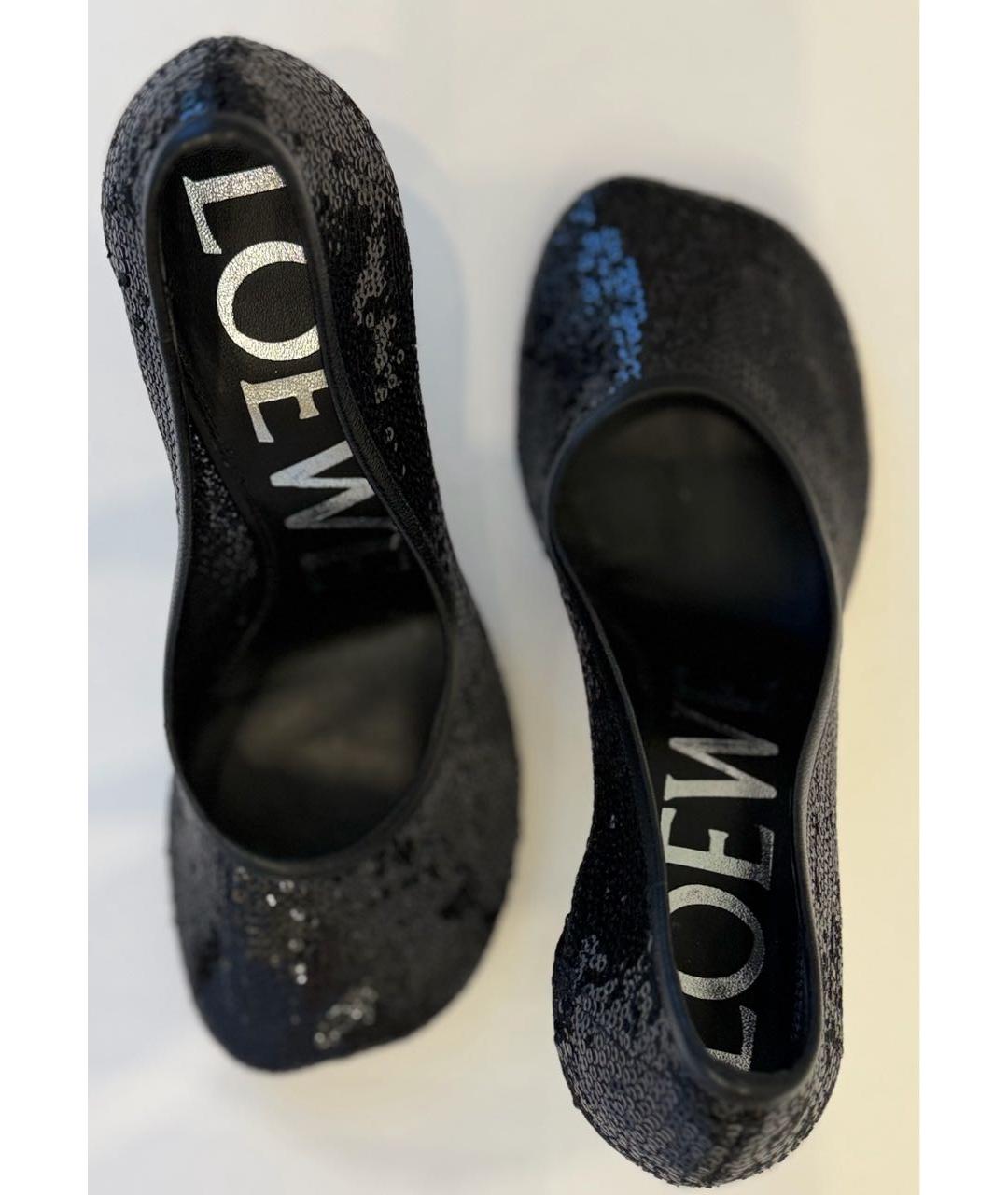 LOEWE Черные туфли, фото 3