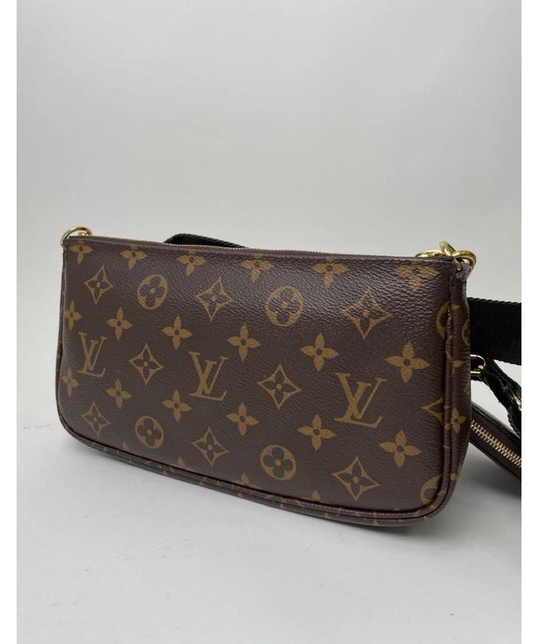 LOUIS VUITTON Коричневая сумка через плечо, фото 3
