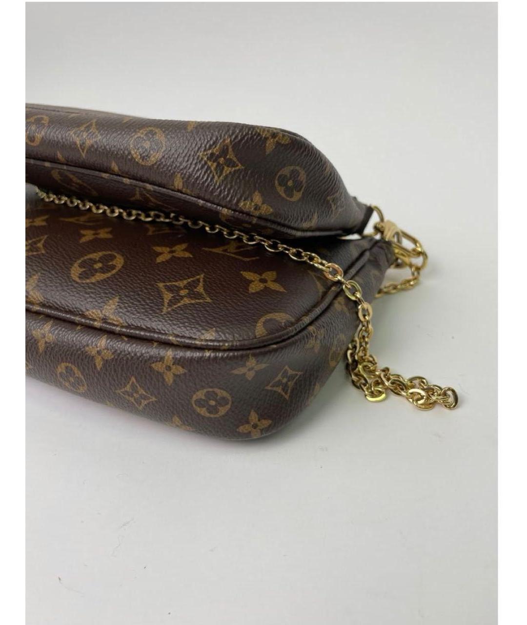 LOUIS VUITTON Коричневая сумка через плечо, фото 8