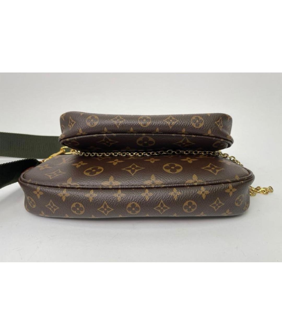 LOUIS VUITTON Коричневая сумка через плечо, фото 5