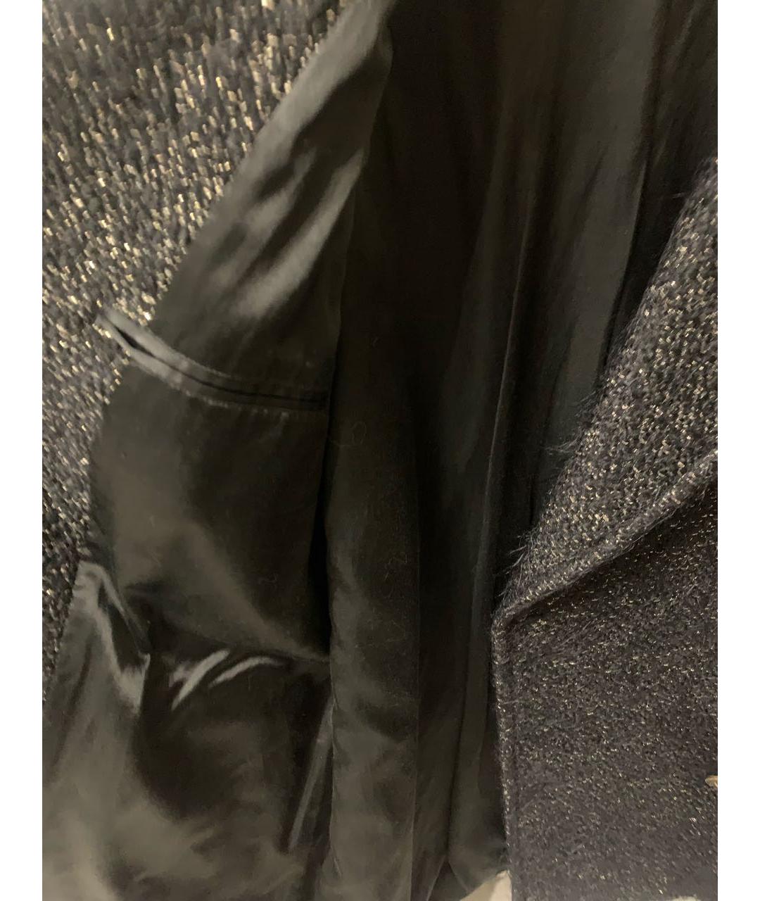 SAINT LAURENT Черное пальто, фото 5