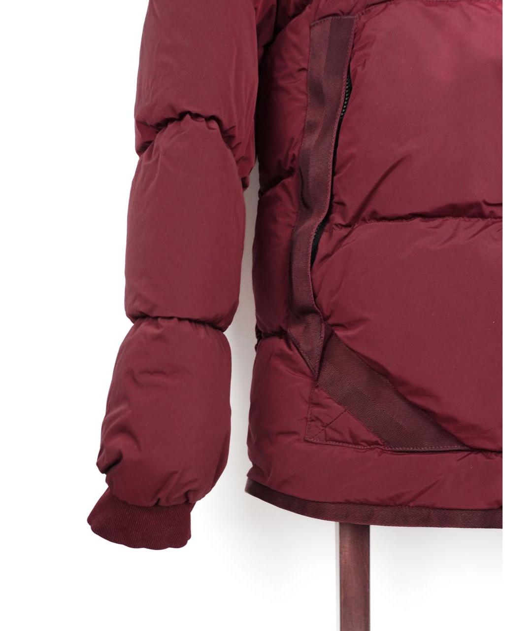 CP COMPANY Бордовый полиамидовый пуховик, фото 5