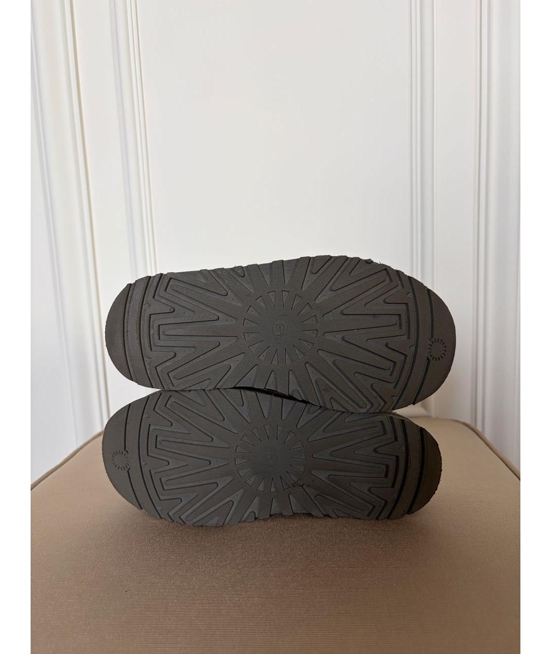 UGG AUSTRALIA Коричневые замшевые ботинки, фото 6