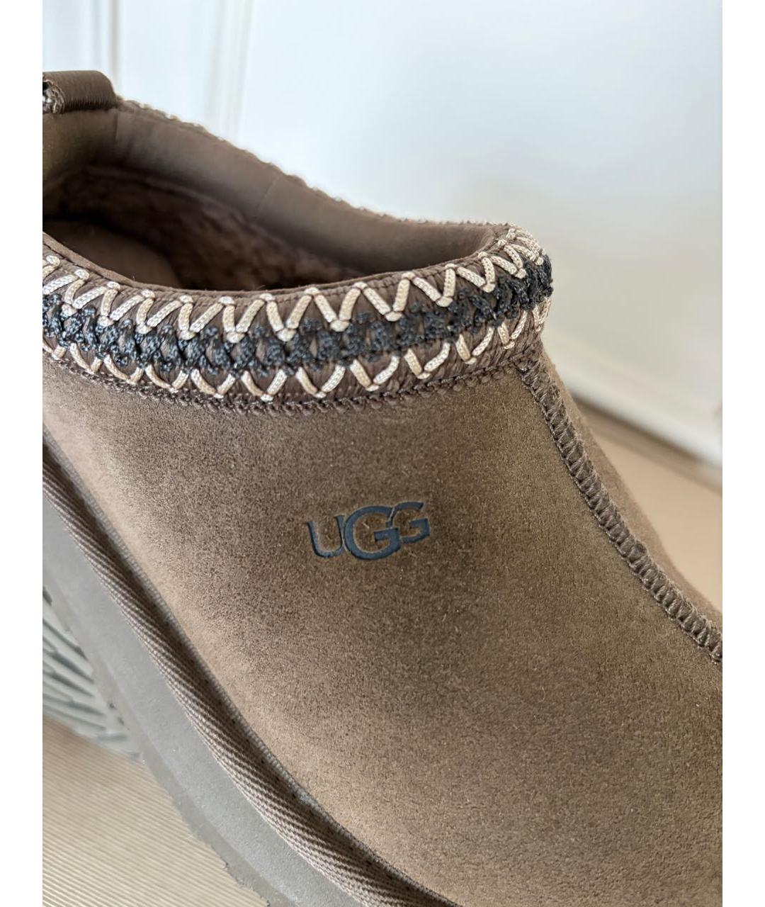 UGG AUSTRALIA Коричневые замшевые ботинки, фото 7