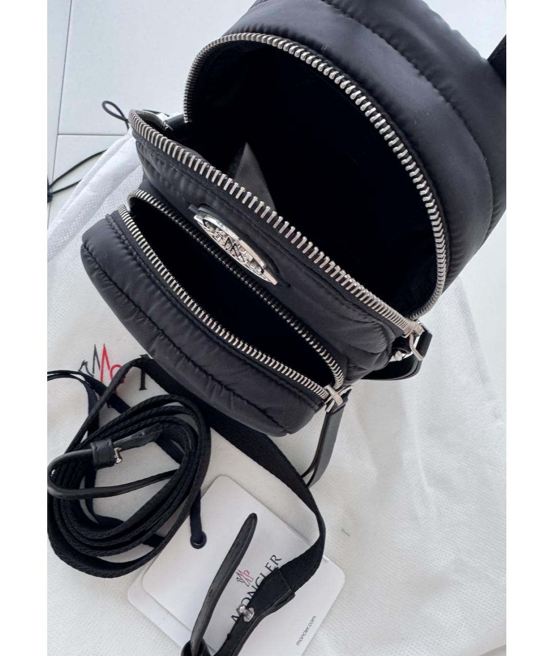MONCLER Черная сумка через плечо, фото 4