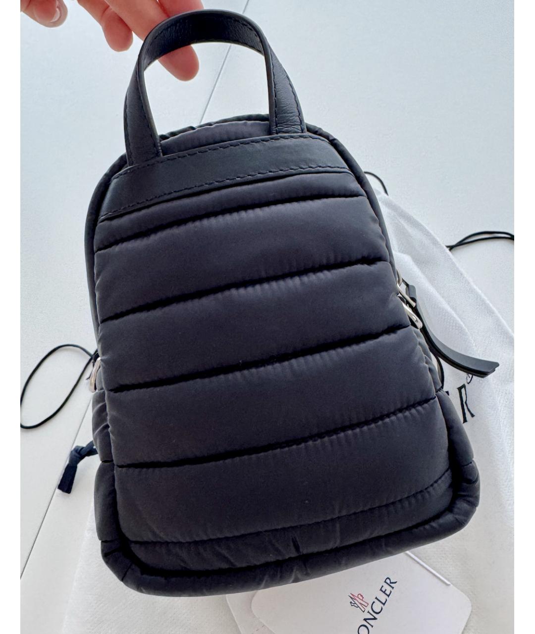 MONCLER Черная сумка через плечо, фото 3