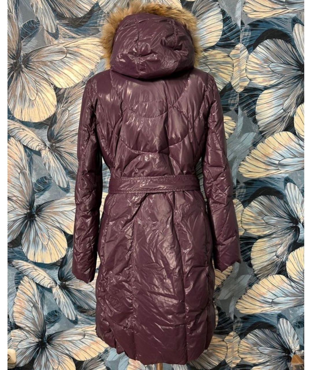 BLAUER Бордовый полиэстеровый пуховик, фото 2