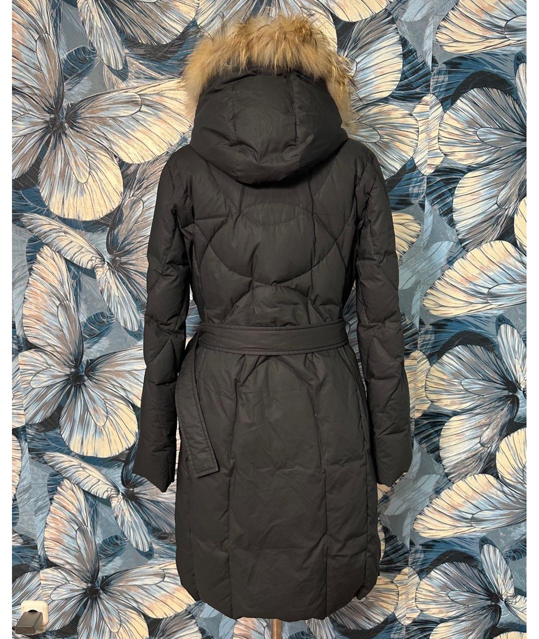 BLAUER Черный хлопковый пуховик, фото 2