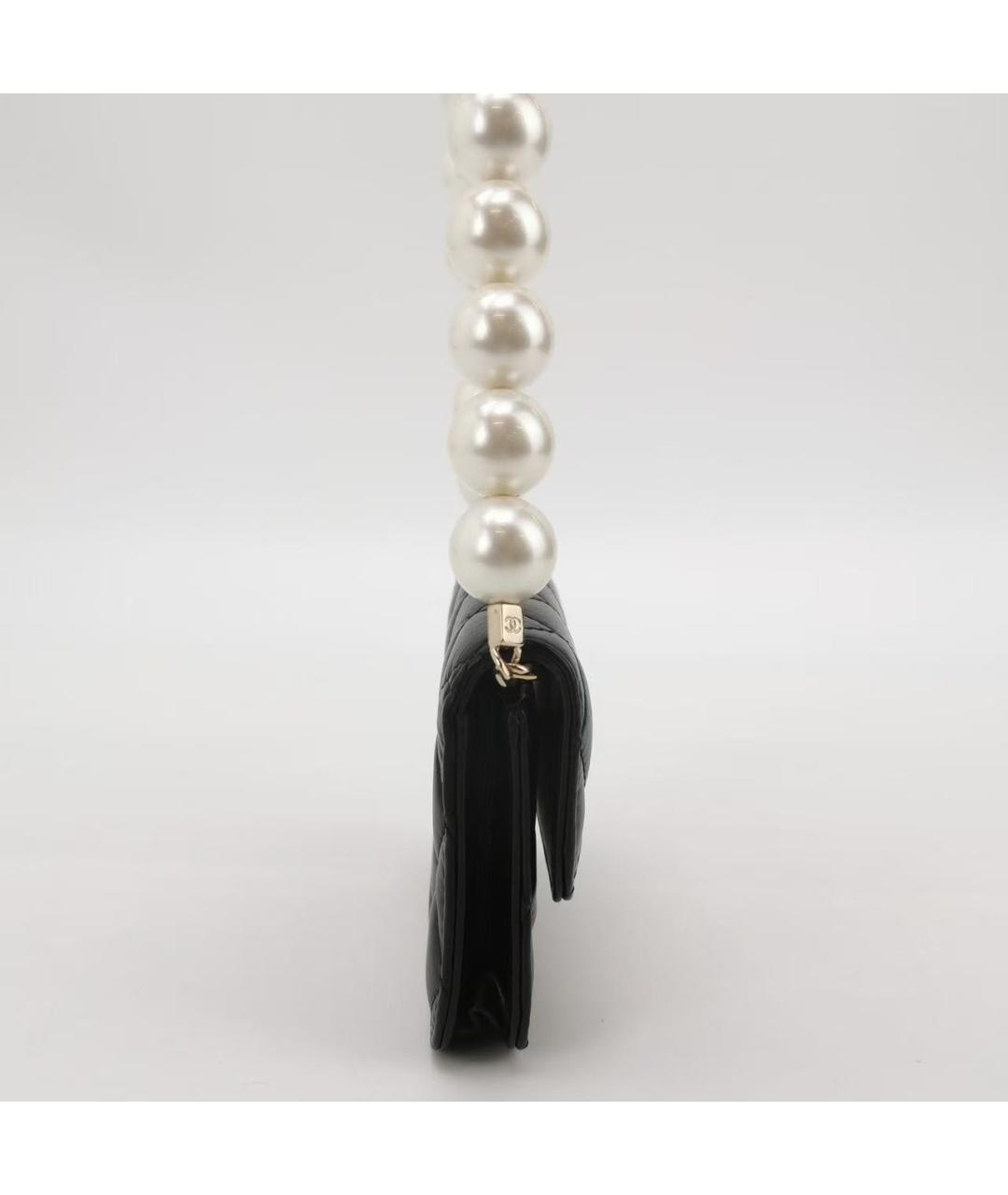 CHANEL Черная кожаная сумка через плечо, фото 3