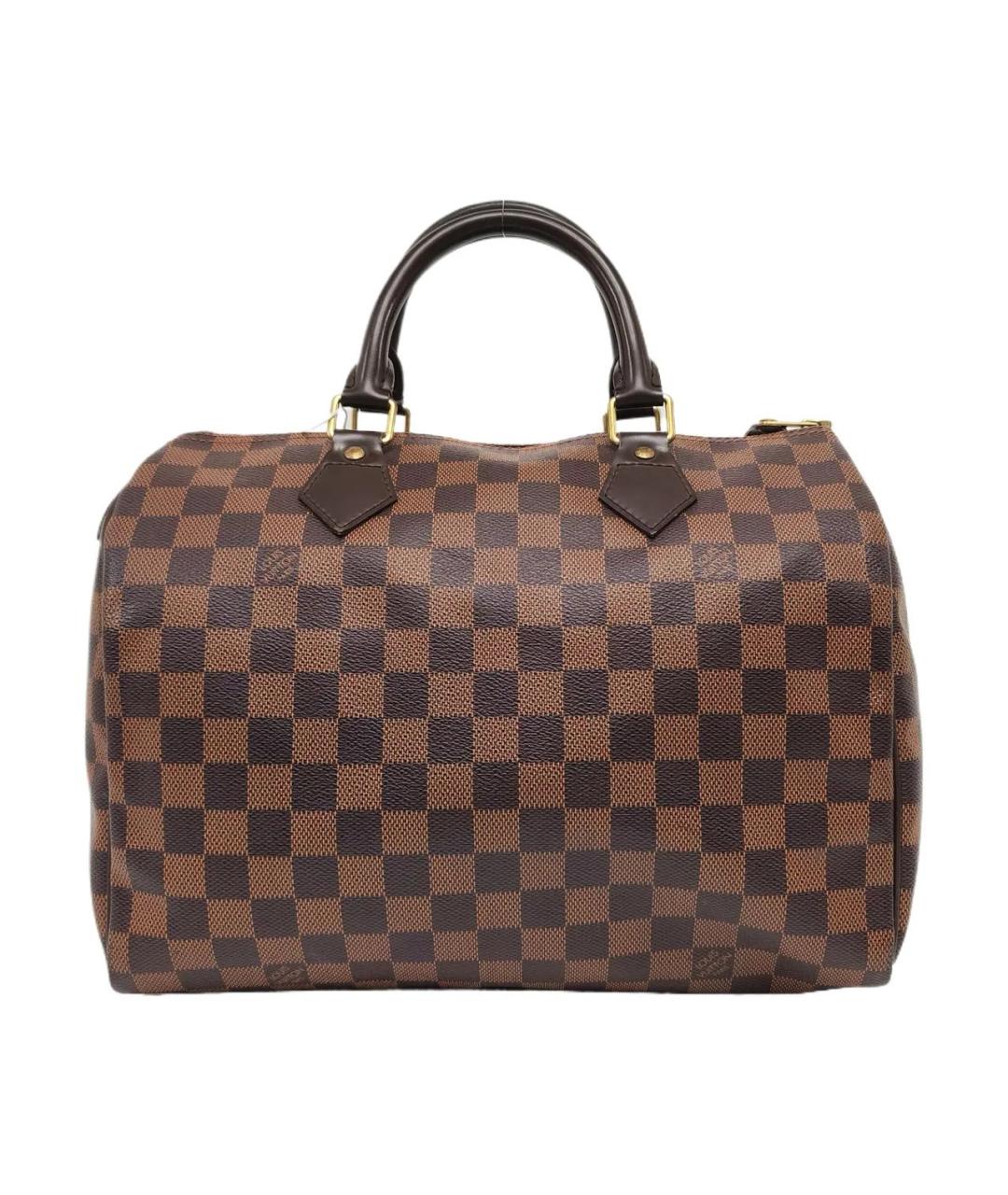 LOUIS VUITTON Коричневая сумка с короткими ручками, фото 9