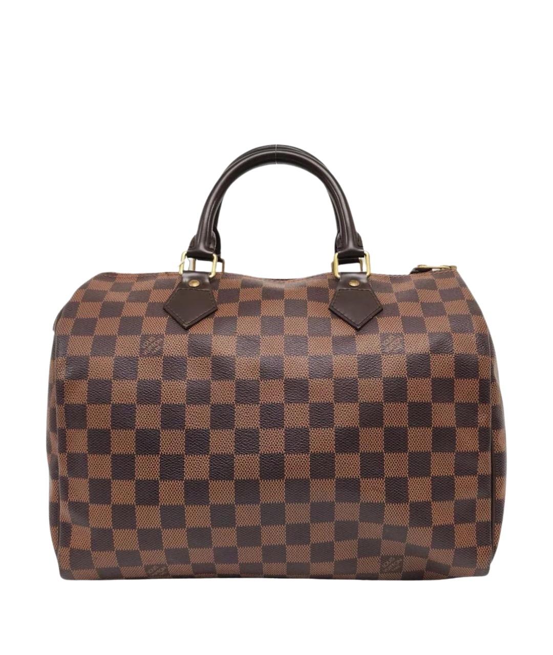 LOUIS VUITTON Коричневая сумка с короткими ручками, фото 1