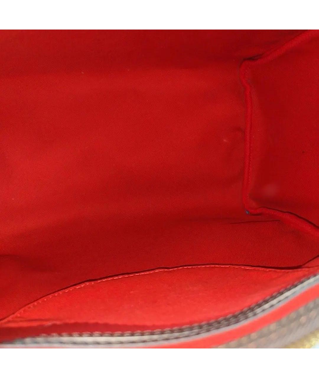 LOUIS VUITTON Коричневая сумка с короткими ручками, фото 5