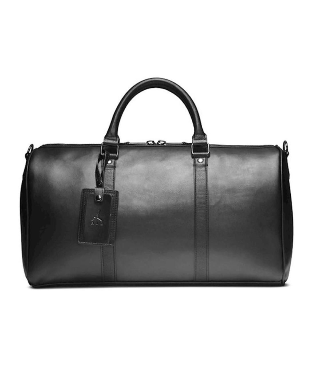 JORDAN Черная дорожная/спортивная сумка из искусственной кожи, фото 2